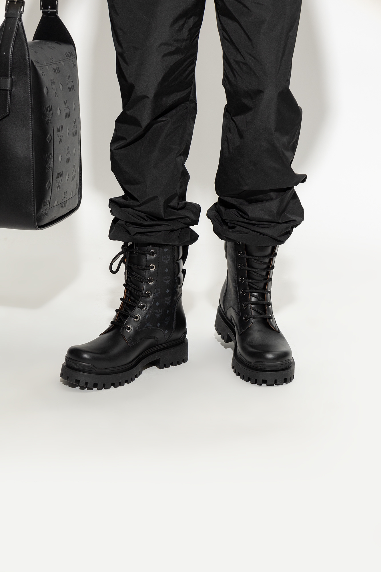 Mcm on sale boots mens